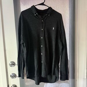Ralph Lauren Dark Gray Button Down Shirt